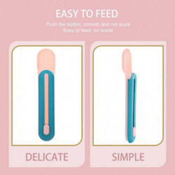 Creative Cat Strip Squeeze Spoon Plastic Cat Food Feeder Cat Treats Scoop Feeder Creative Cat Strip Squeeze Spoon Plastic Cat Food Feeder Cat Treats Scoop Feeder