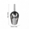 Multifunctional Scoops Stainless Steel Shovel for Pet Food Dry Goods Size M Silver