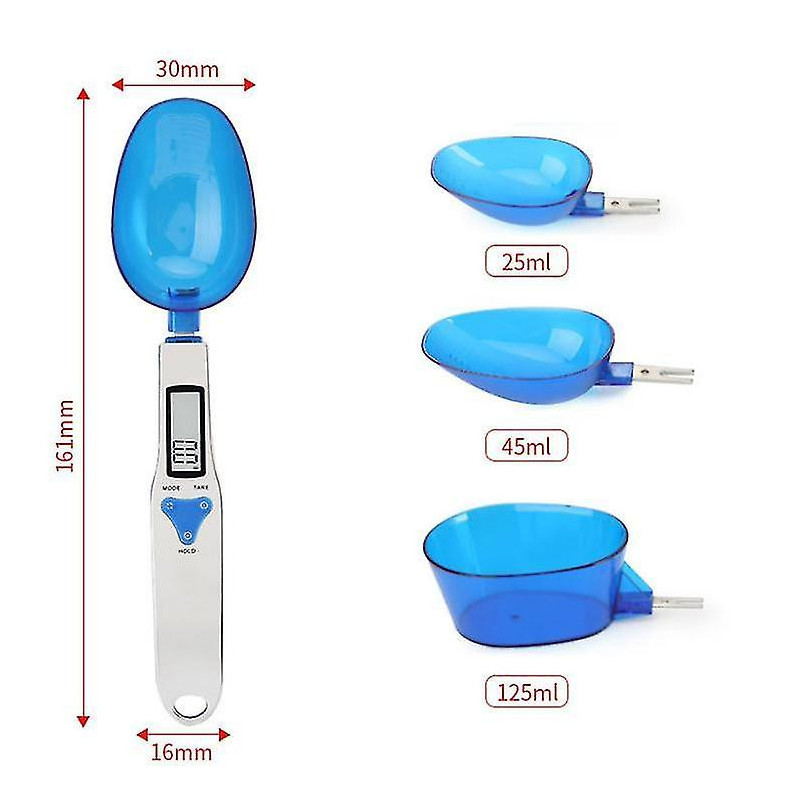 Kitchen Scale Spoon Grams Measuring Spoon, 500g/0.1g Blue Cute Digital Scale Spoon Milligram Measuring Spoon Grams [...]