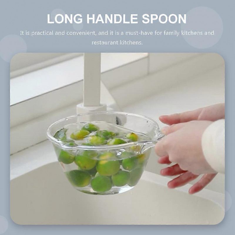 2Pcs Multipurpose Water Scoop Practical Kitchen Plastic Water Scoop for Home