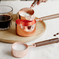 4pcs Tasse à mesurer écologique antirouille Antirouille Placage En acier inoxydable Cuillère à mesurer pour la maison 4pcs Tasse à mesurer écologique antirouille Antirouille Placage En acier inoxydable Cuillère à mesurer pour la maison