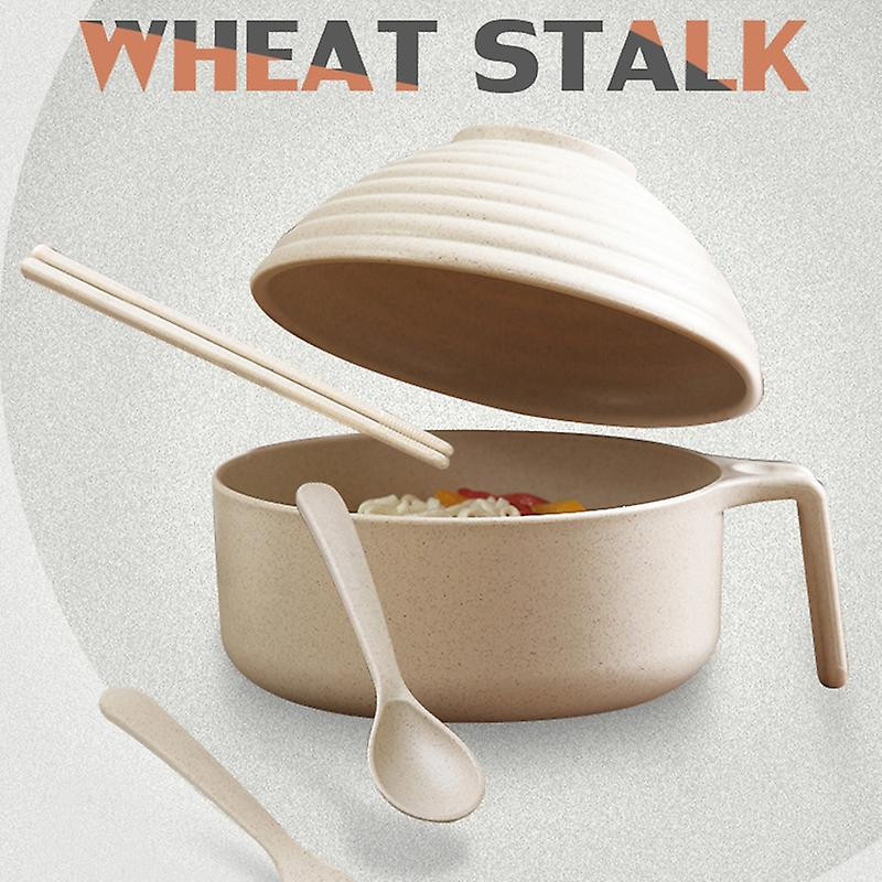 1 ensemble pratique multi-usage bol de nouilles grande capacité ergonomique en plastique bol de nourriture pour la [...]