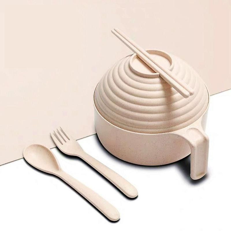 1 ensemble pratique multi-usage bol de nouilles grande capacité ergonomique en plastique bol de nourriture pour la [...]