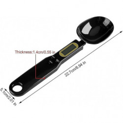 Balance à cuillère numérique, portable 500g / 0.1g électronique Lcd échelle de cuisine numérique avec cuillères à [...]