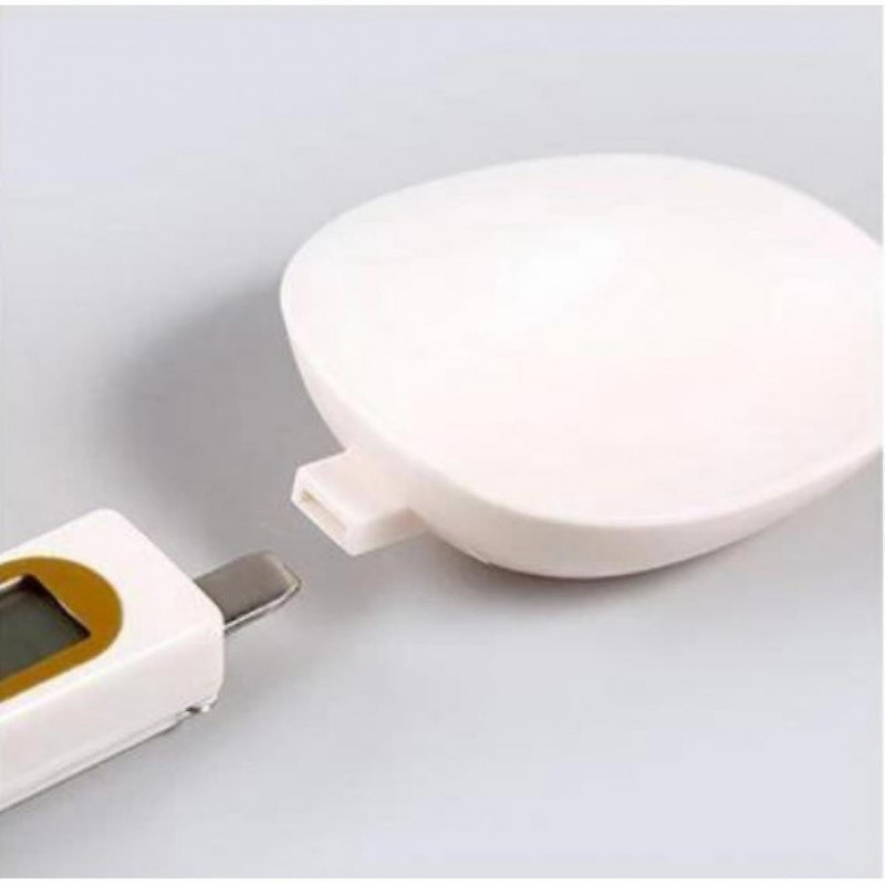 Kitchen Spoon, Measuring Spoon, Measuring Spoon, Mini Kitchen Scale, Baking Supplies.(white)