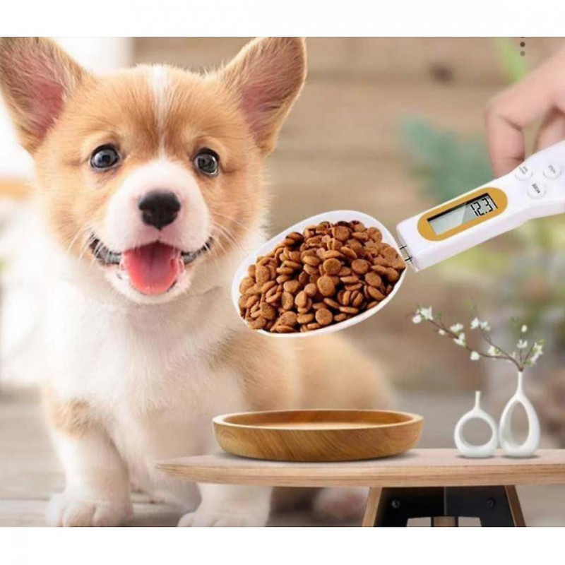 Kitchen Spoon, Measuring Spoon, Measuring Spoon, Mini Kitchen Scale, Baking Supplies.(white)