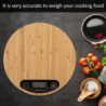 Kitchen Scale, Led Display, Electronic Scale, Weighing Scale, Portable Weighing, Cooking Food, Food Scale.(wood)