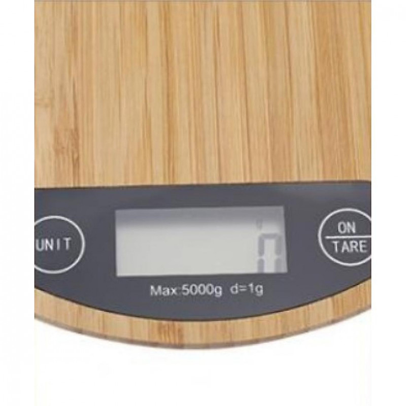 Kitchen Scale, Led Display, Electronic Scale, Weighing Scale, Portable Weighing, Cooking Food, Food Scale.(wood)