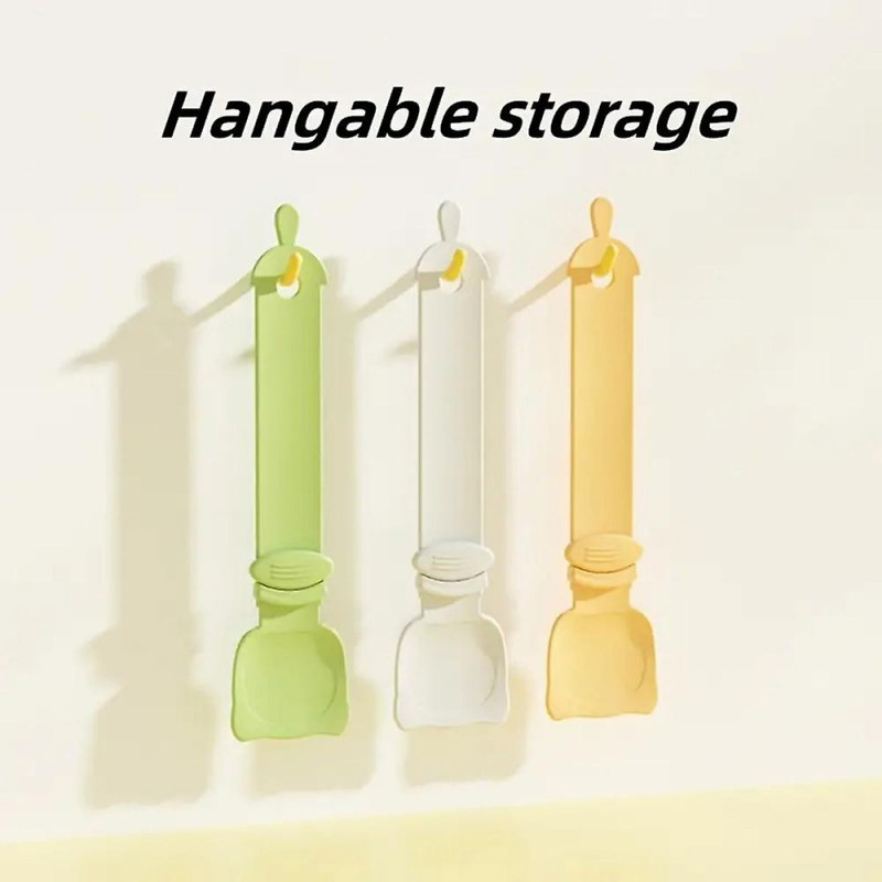 Cat Strip Feeder Squeeze Spoon with Hooks Reusable Handheld Food Spoon for Cat Kittens