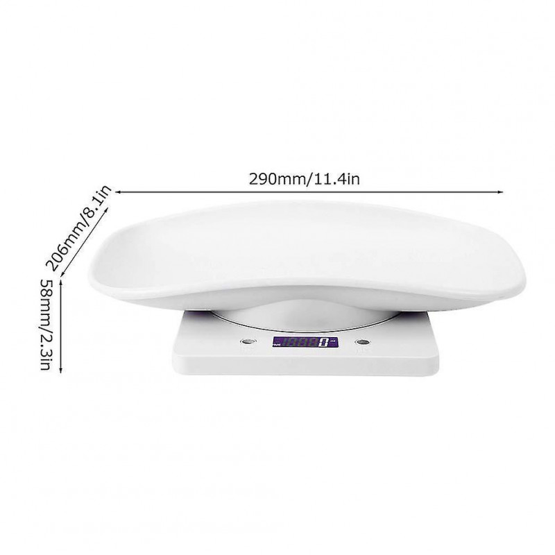 Mini balance électronique numérique pour animaux de compagnie 10kg / 1g Outil de mesure de chien de chat à petite [...]