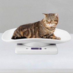 Mini balance électronique numérique pour animaux de compagnie 10kg / 1g Outil de mesure de chien de chat à petite [...]