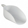 White Thick Plastic Feed Fodder Shovel Spoon Pig