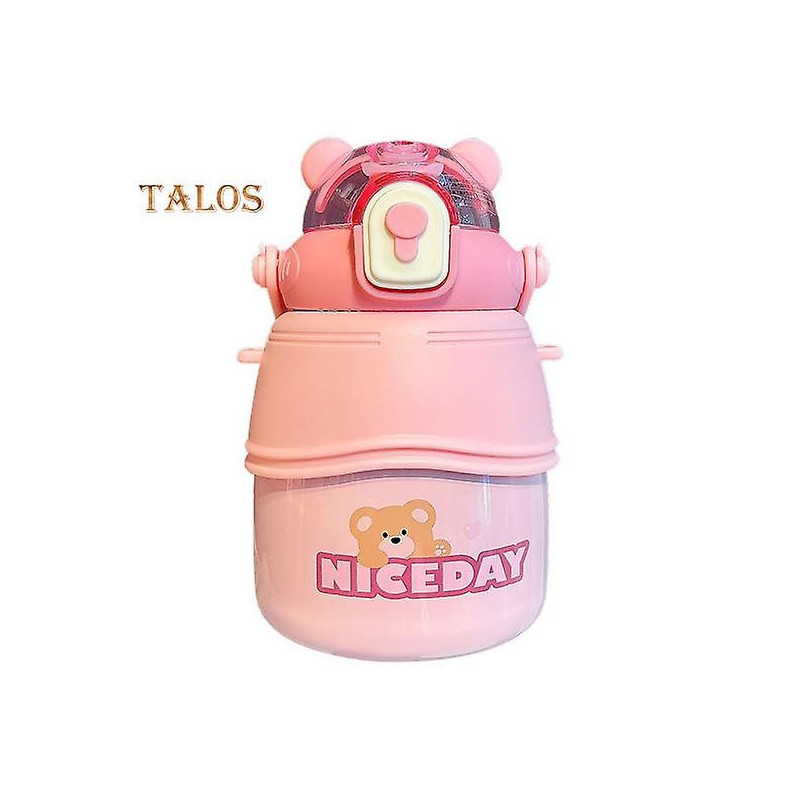 1000ml Insulated Cup with Straw Multi-purpose Food Grade Durable Insulated Drinking Water Cup for School