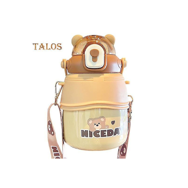 1000ml Insulated Cup with Straw Multi-purpose Food Grade Durable Insulated Drinking Water Cup for School