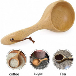Grande capacité Louche en bois Sauna Eau Scoop Spa Cuillère Bain Sels Cuillère Cuillère à café Grande capacité Louche en bois Sauna Eau Scoop Spa Cuillère Bain Sels Cuillère Cuillère à café