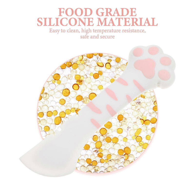 Silicone Cat Wet Food Spoon Manual Can Opener Multi-functional Pet Food Can Scoop