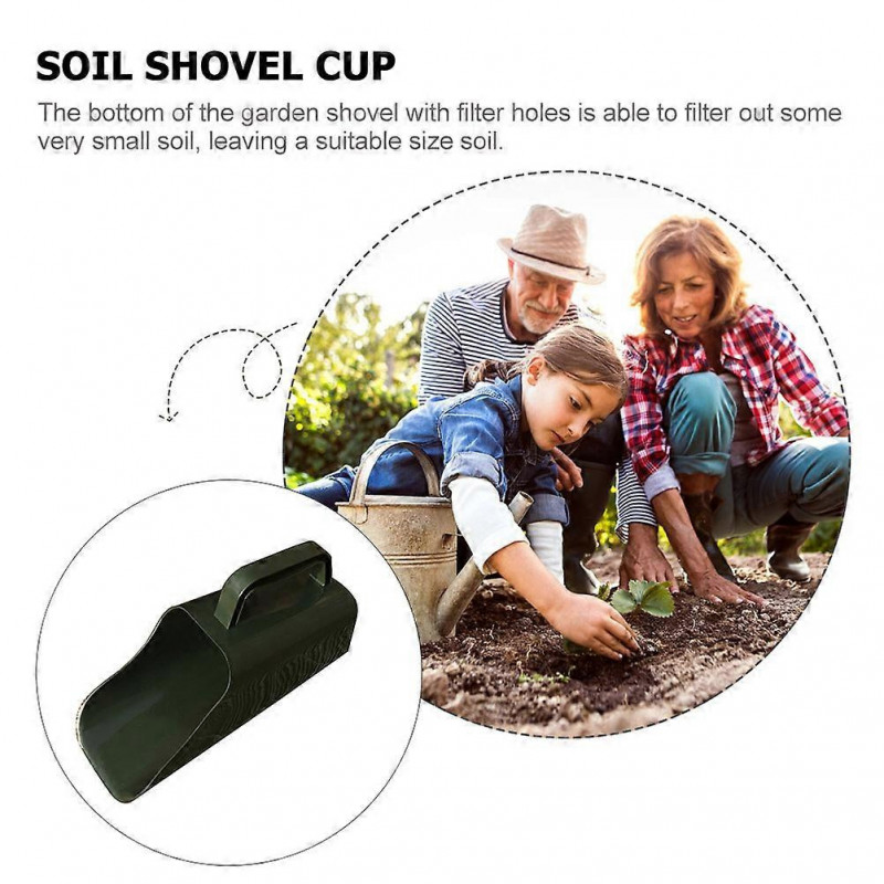 Multi-functional Soil Shovel Cup Handle Plastic Shovel Cup Bonsai Soil Scoop