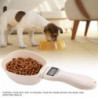 Pet Food Measuring Scoop Dog Food Measuring Cup,Digital Scale Spoon Detachable Cup Feeding Bowls fo
