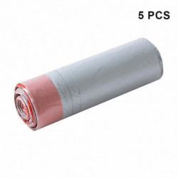 5PCS Drawstring Trash Bags Colorful Garbage Bag Durable Strong Rubbish Bags Leak Proof Dustbin Waste
