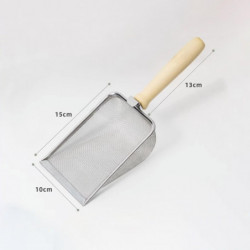 Pets Sifter Shovel Durable Kitten Mesh Screen Fecal Spoon Cats Litter Scoops Mesh 2.8mmx2.8mm Pets Sifter Shovel Durable Kitten Mesh Screen Fecal Spoon Cats Litter Scoops Mesh 2.8mmx2.8mm
