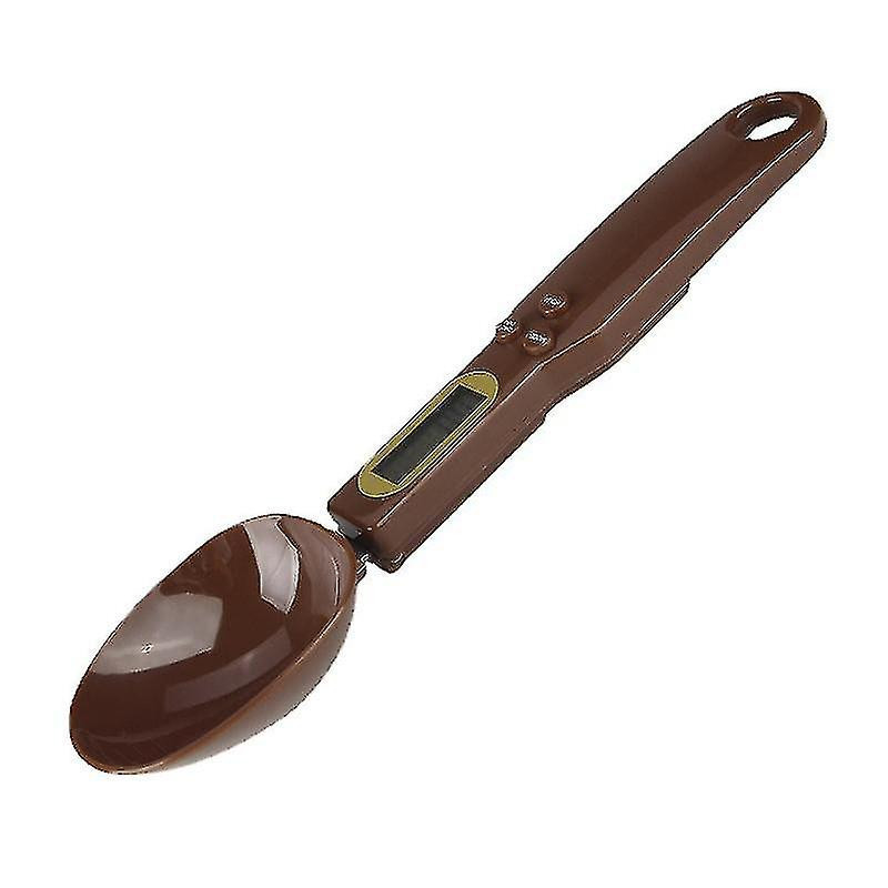 Portable Electronic Lcd Digital Kitchen Scale With Food Measuring Spoons 1pc