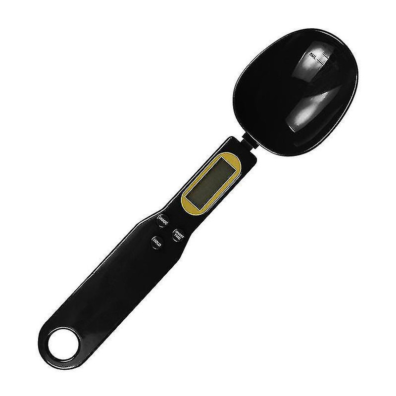 Portable Electronic Lcd Digital Kitchen Scale With Food Measuring Spoons 1pc