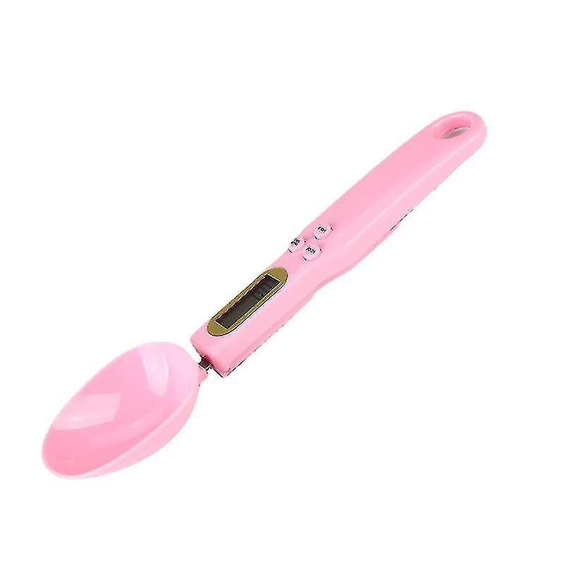 Portable Electronic Lcd Digital Kitchen Scale With Food Measuring Spoons 1pc