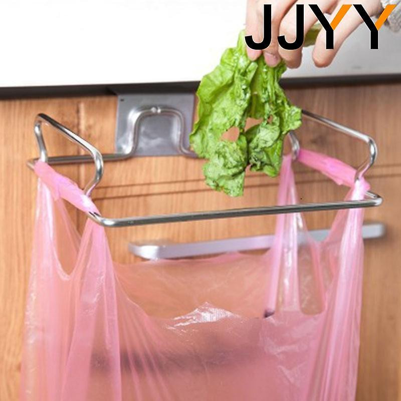 JJYY Cuisine Poubelle Rack Armoire Porte Sacs À Ordures Titulaire En Acier Inoxydable Placard Poubelle Stockage Tenir