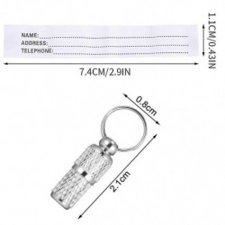 Noël Anti-perdu Pet Id Tag Barrel, 6 Pcs Acier inoxydable Pet Dog Cat Puppy Noël Anti-perdu Pet Id Tag Barrel, 6 Pcs Acier inoxydable Pet Dog Cat Puppy