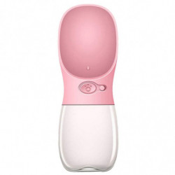 Portable Pet Cups Drinking Dog Cat Safe Feeding For Cat Dogs 550ml Pink Portable Pet Cups Drinking Dog Cat Safe Feeding For Cat Dogs 550ml Pink
