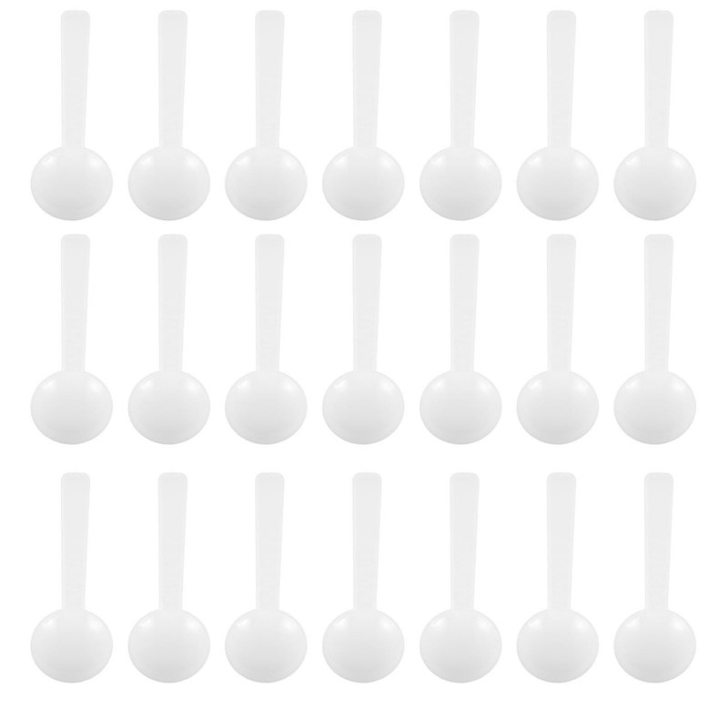 100 Pcs Plastic Spoon Labs Liquid Spoon Medicine Spoon Plastic Smidgen Spoon Mini Shovel Scoop