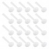 100 Pcs Plastic Spoon Labs Liquid Spoon Medicine Spoon Plastic Smidgen Spoon Mini Shovel Scoop