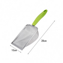 Stainless Steel Cats Litter Spade Pet Climbing Shovel for Puppy Pets Supplies 8 mesh Stainless Steel Cats Litter Spade Pet Climbing Shovel for Puppy Pets Supplies 8 mesh