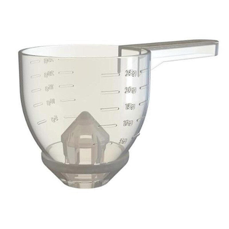 Measuring Scoop Funnel Professional Multifunctional Spice Bottle Scoop white