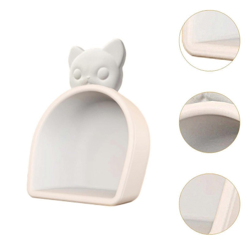 Pet Food Scooper 2 in 1 Function Small for Dog and Cat Compact Size Food Spoon