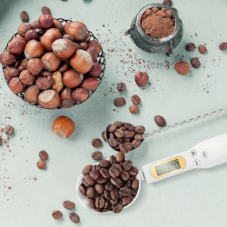Digital Spoon Scale 500g/0.1g - Stainless Steel Food Measuring Scale, Small Baking Scale With Lcd Display Digital Spoon Scale 500g/0.1g - Stainless Steel Food Measuring Scale, Small Baking Scale With Lcd Display