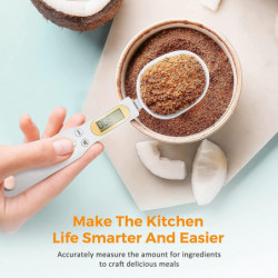 Digital Spoon Scale 500g/0.1g - Stainless Steel Food Measuring Scale, Small Baking Scale With Lcd Display Digital Spoon Scale 500g/0.1g - Stainless Steel Food Measuring Scale, Small Baking Scale With Lcd Display