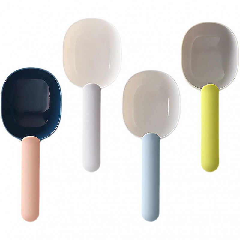 4pcs Practical Measuring Spoon Kitchen Utensil Plastic Measuring Spoon Grain Scoop