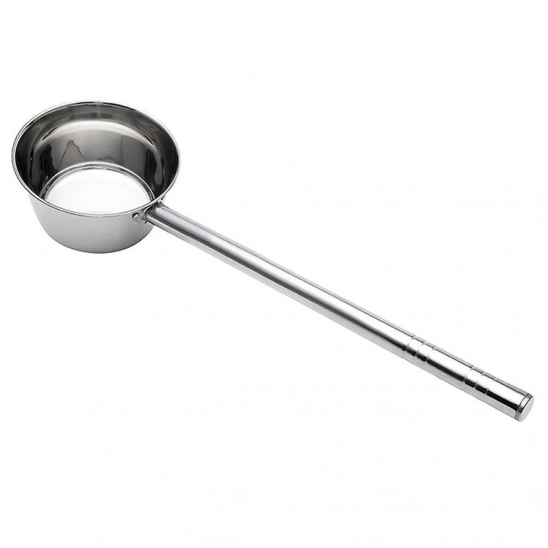 Long Handle Water Spoon Multipurpose Water Scoop Stainless Steel Ladle Kitchen Water Scoop