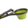 3-in-1 Multi-purpose Pet Food Scoop ,collapsible Silicone,pet Travel Bowl