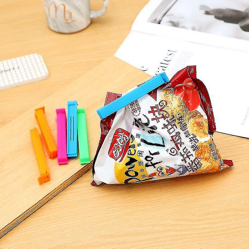30 Pcs Plastic Bag Sealing Clips For Snack Food Storage (random Color)