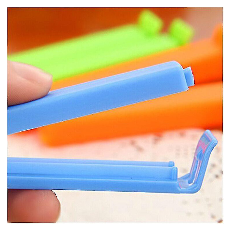 30 Pcs Plastic Bag Sealing Clips For Snack Food Storage (random Color)