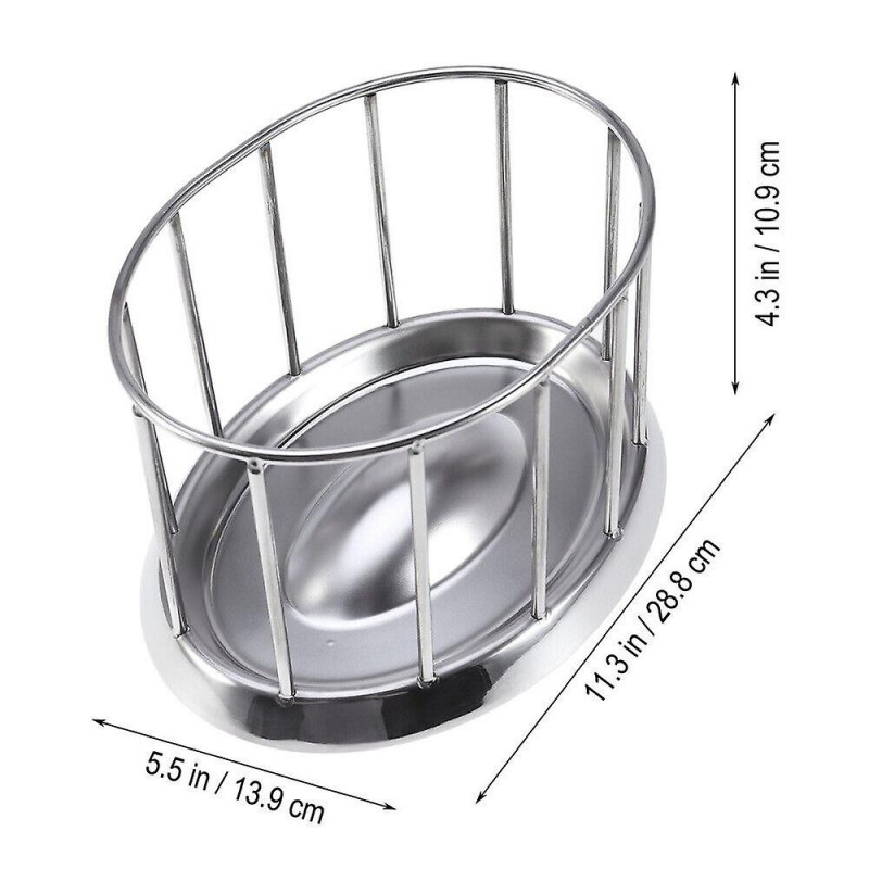 1pc Creative Novelty Stainless Steel Turtle Pet Tortoise Feeding Tool Food Bowl