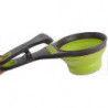 3-in-1 Collapsible Silicone Measuring Cup and Clip for Pet Food
