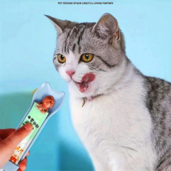 Cat Noodle Squeeze Spoon, Cat Noodle Feeder, Suitable for Licking Wet Cat Snacks, Pet Snack Feeding Tools,Pet Supplies A Cat Noodle Squeeze Spoon, Cat Noodle Feeder, Suitable for Licking Wet Cat Snacks, Pet Snack Feeding Tools,Pet Supplies A