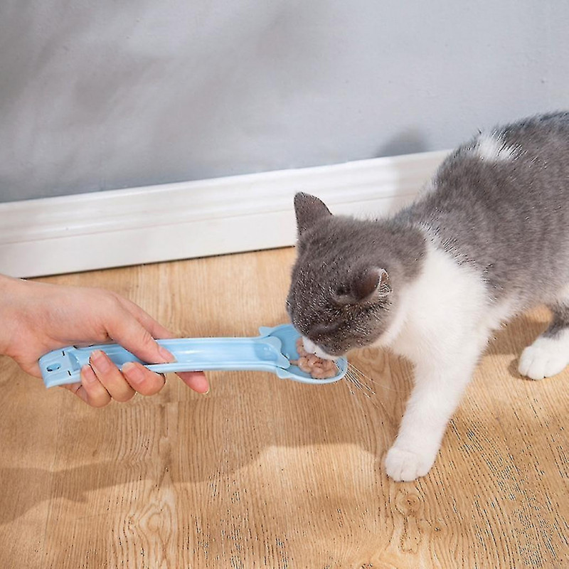 Pet Food Can Spoon Multifunctional Plastic Scoop For Dogs And Cats Wet Food