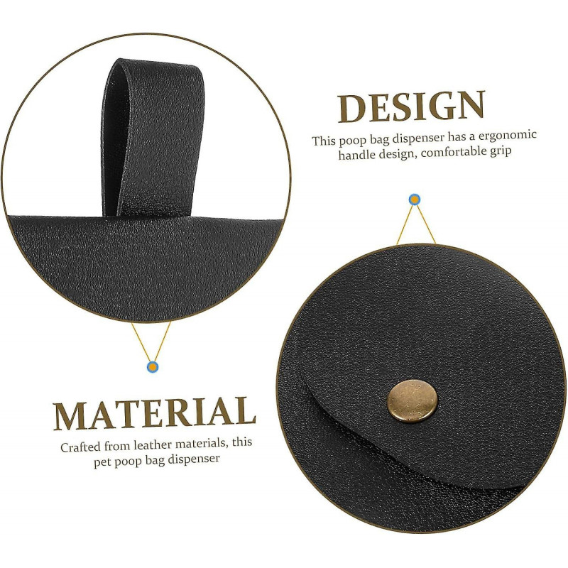 Distributeur de sacs à crottes Porte-sac à crottes de chien Porte-sacs à déchets pour chiens Sacs à ordures Sacs à [...]