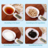 Kitchen Portable Lcd Spoon Scale For Coffee Baking Cooking Spices Flour 500g/0.1g (white)