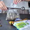 2pcs Coffee Scoop With Coffee Sealer Bag Clip(silver