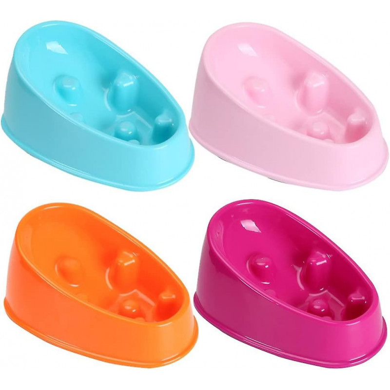 Heytea Intelligent Anti-étouffement Protection du cou Pet Puppy Dog Slow Food Feeding Bowl (1pcs Moyen) / (couleur [...]